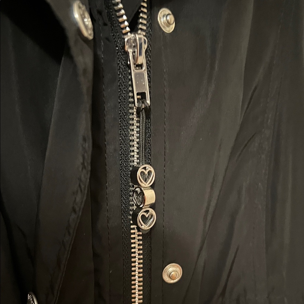 Betsey Johnson Black Utility Jacket - Picture 6 of 12